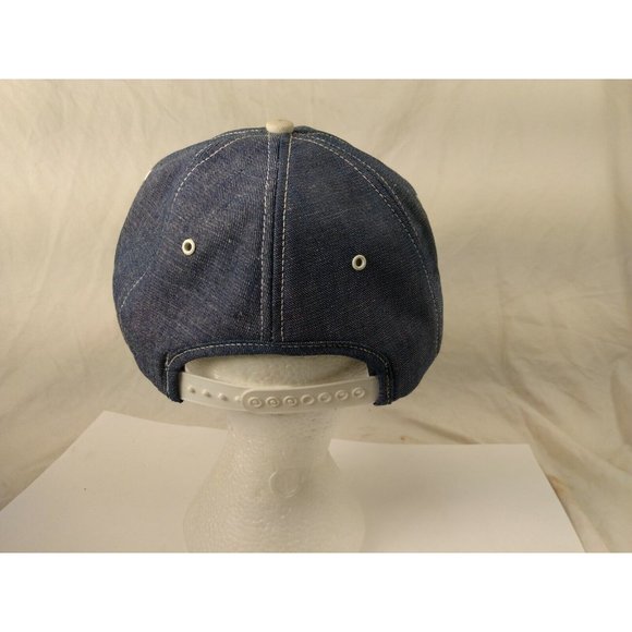 WHITE TRUCKS WT K-Brand Cap Trucker Hat Snapback Baseball Vintage 80s denim - Picture 5 of 9